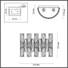 Светильник настенный 4121/2W Odeon Light Золото/хрусталь
