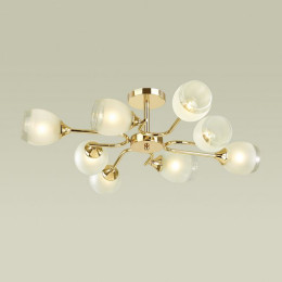 Люстра 4546/8C Lumion Золотой, белый