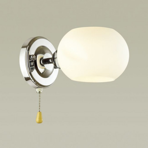 Светильник настенный 4548/1W Lumion Хром, белый