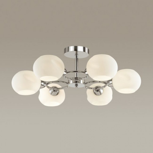 Люстра 4548/6C Lumion Хром, белый