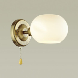 Светильник настенный 4549/1W Lumion Античная бронза, белый