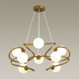 Люстра 4806/8 Odeon Light Золотой/белый