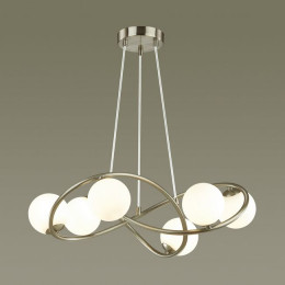 Люстра 4807/6 Odeon Light Никель/белый