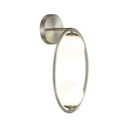 Светильник настенный 4807/2W Odeon Light Никель/белый