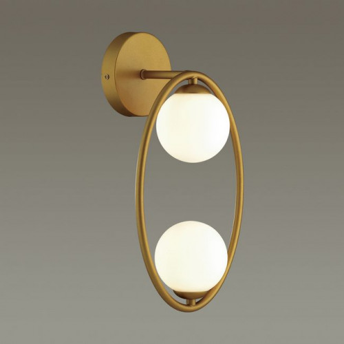 Светильник настенный 4808/2W Odeon Light Золотой/белый