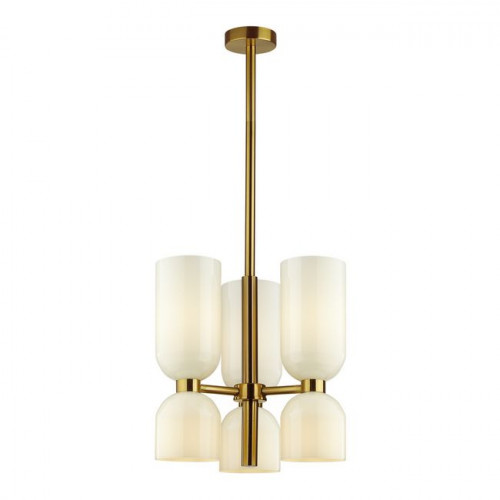 Люстра 4798/6 Odeon Light Бронзовый/белый