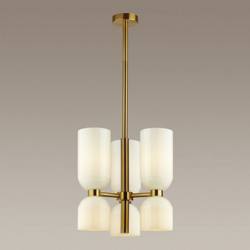 Люстра 4798/6 Odeon Light Бронзовый/белый