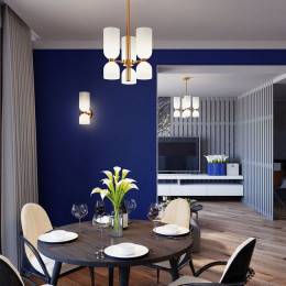 Люстра 4798/6 Odeon Light Бронзовый/белый