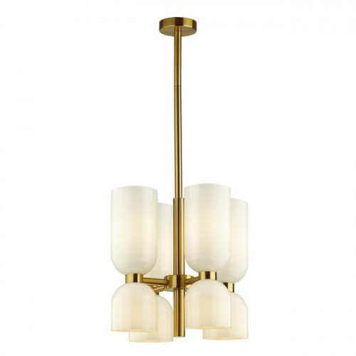 Люстра 4798/8 Odeon Light Бронзовый/белый