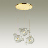 Люстра 4640/36LA Odeon Light Золотой/прозрачный