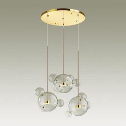 Люстра 4640/36LA Odeon Light Золотой/прозрачный