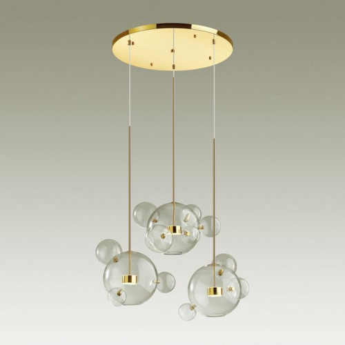 Люстра 4640/36LA Odeon Light Золотой/прозрачный