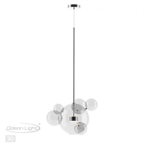 Светильник подвесной 4802/12LB Odeon Light Хром/прозрачный