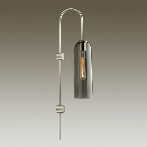 Светильник настенный 4805/1W Odeon Light Никель/дымчатый