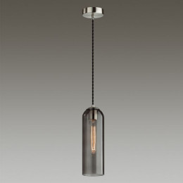 Светильник подвесной 4805/1 Odeon Light Никель/дымчатый