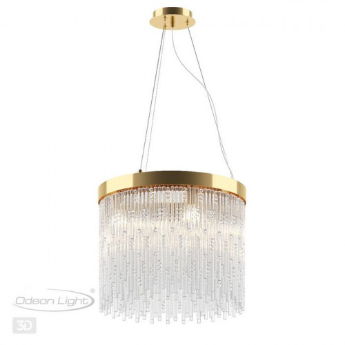 Люстра 4848/5 Odeon Light Золото/стекло
