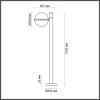 Светильник уличный 4832/1F Odeon Light Черный/акрил