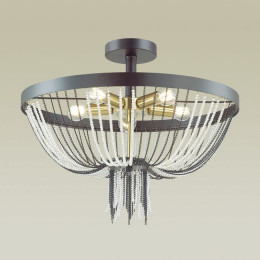 Люстра 4560/5C Lumion Черный, латунь