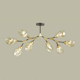 Люстра 4563/8C Lumion Черный, золотой