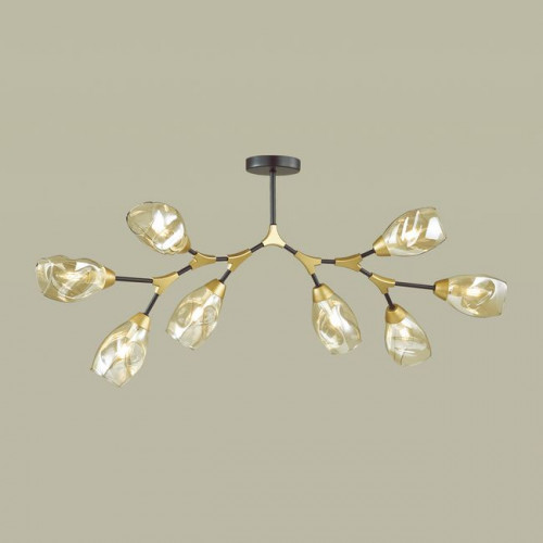 Люстра 4563/8C Lumion Черный, золотой