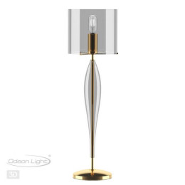 4850/1T STANDING ODL_EX21 99 дымчатый/золото/стекло Высокая Лампа E27 1*60W TOWER