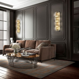 4853/4W HALL ODL_EX21 47 золото/стекло Настенный светильник E14 4*40W высота 810см EMPIRE