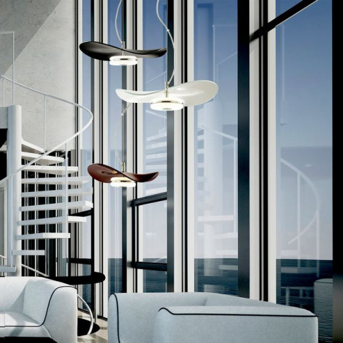 Светильник подвесной 4857/10LA Odeon Light Exclusive Никель/черничный