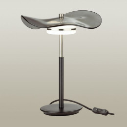 Лампа настольная 4858/10TL Odeon Light Exclusive Никель/дымчатый