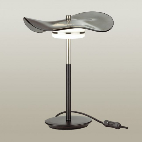 Лампа настольная 4858/10TL Odeon Light Exclusive Никель/дымчатый