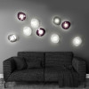 Светильник настенный 4858/5WL Odeon Light Exclusive Никель/дымчатый