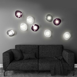 Светильник настенный 4858/5WL Odeon Light Exclusive Никель/дымчатый