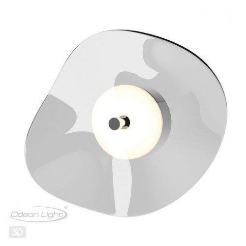 Светильник настенный 4858/5WL Odeon Light Exclusive Никель/дымчатый