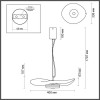 Светильник подвесной 4860/13L Odeon Light Exclusive Никель/прозрачный
