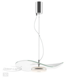 Светильник подвесной 4860/13L Odeon Light Exclusive Никель/прозрачный