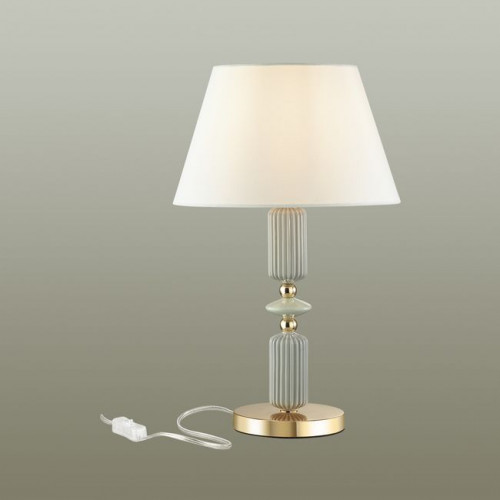 Лампа настольная 4861/1TA Odeon Light Exclusive Золото/разноцветный