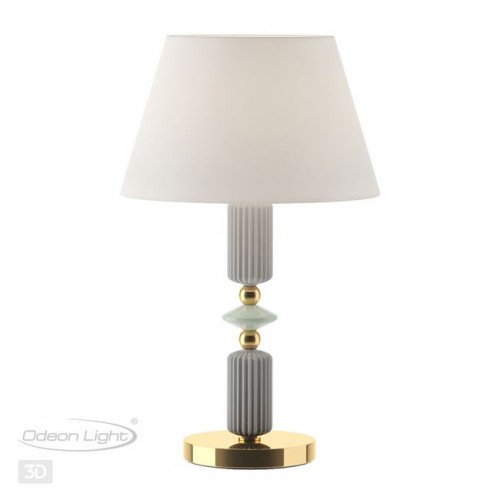 Лампа настольная 4861/1TA Odeon Light Exclusive Золото/разноцветный