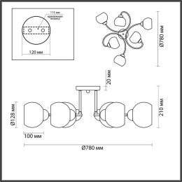 Люстра 4591/6C Lumion Хром