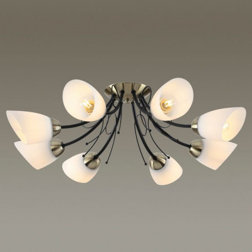 Люстра 4592/8C Lumion Черный, бронза
