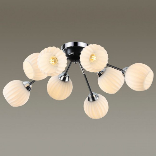 Люстра 4593/8C Lumion Хром, черный