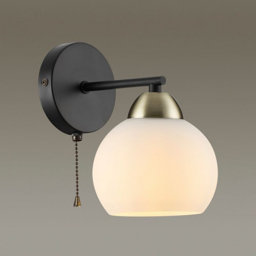Светильник настенный 4595/1W Lumion Черный, бронза