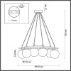 Люстра 5212/6 Lumion Черный, золотой