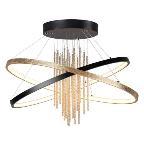 Светильник потолочный 3901/70CL Odeon Light Золотистый/янтарный