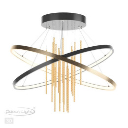Светильник потолочный 3901/70CL Odeon Light Золотистый/янтарный