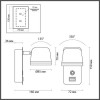 Светильник настенный 4299/5WL Odeon Light Черный