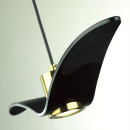 Светильник подвесной 4900/1A Odeon Light Чёрный/бронзовый/стекло