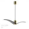 Светильник подвесной 4900/1A Odeon Light Чёрный/бронзовый/стекло