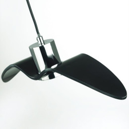 Светильник подвесной 4901/1B Odeon Light Чёрный/хром/стекло