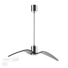 Светильник подвесной 4901/1B Odeon Light Чёрный/хром/стекло