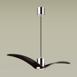 Светильник подвесной 4901/1A Odeon Light Чёрный/хром/стекло