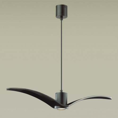 Светильник подвесной 4902/1A Odeon Light Чёрный/стекло